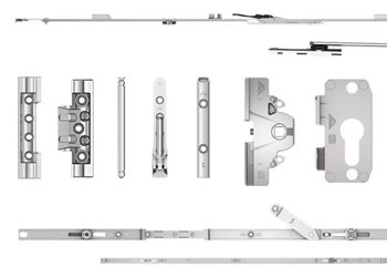 Herrajes para ventanas de PVC