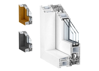 Perfil de PVC Kömmerling PremiSlide